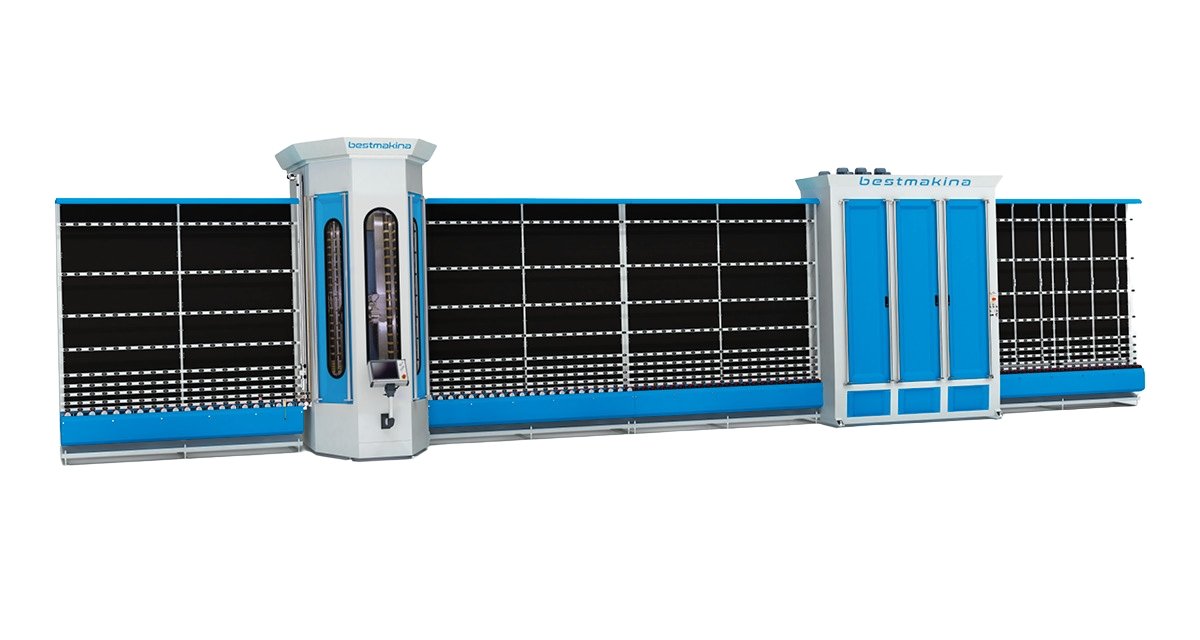 Bestmakina Verticale slijp- en waslijn BLAW2