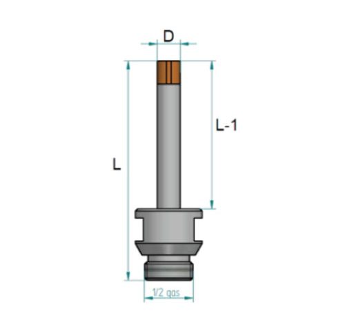 KDrills – FCI – Blind Drill Bits – Junction 1/2″ gas