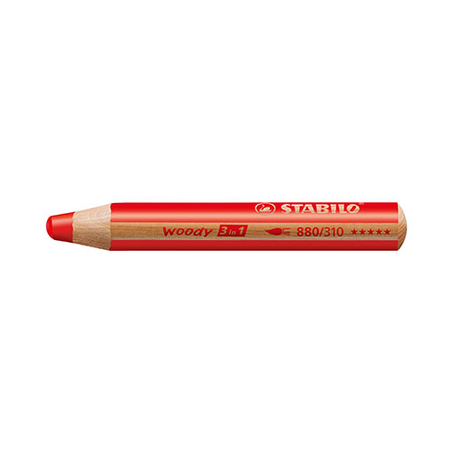 Woody 3-in-1 crayon, rouge